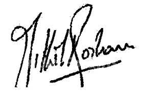 Hrithik Roshan Autograph