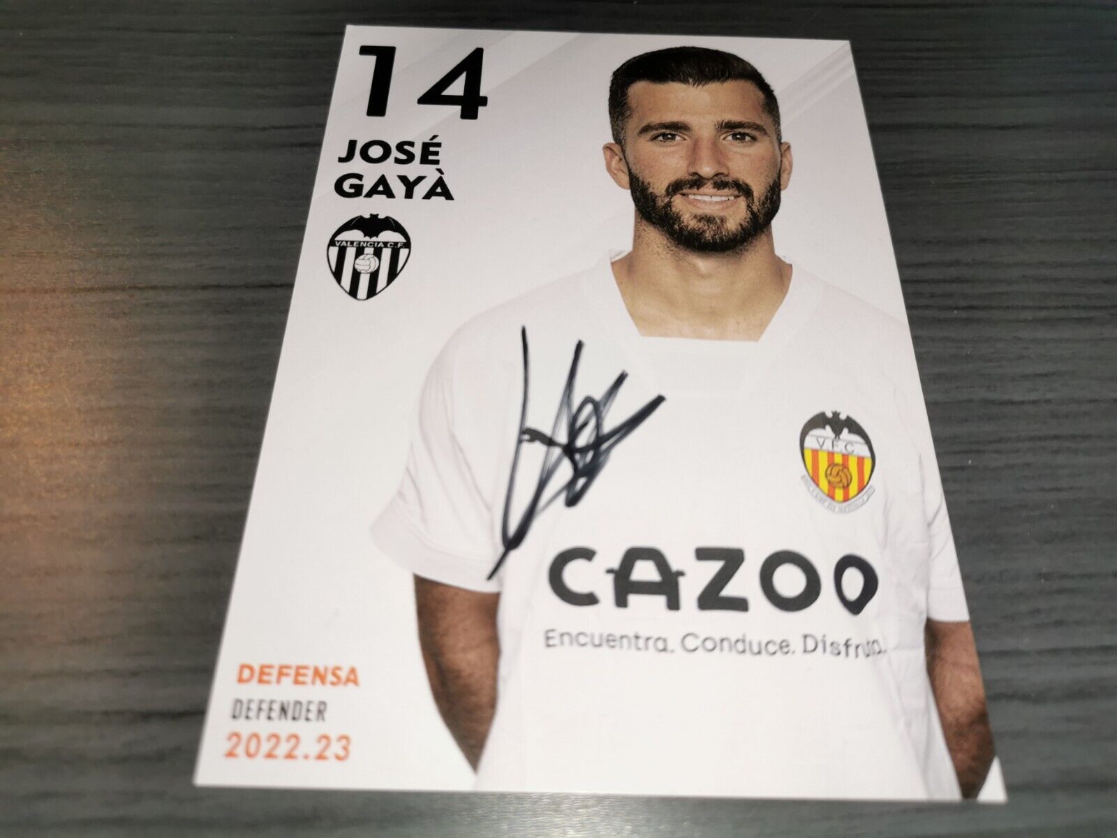 Jose Gaya Autograph