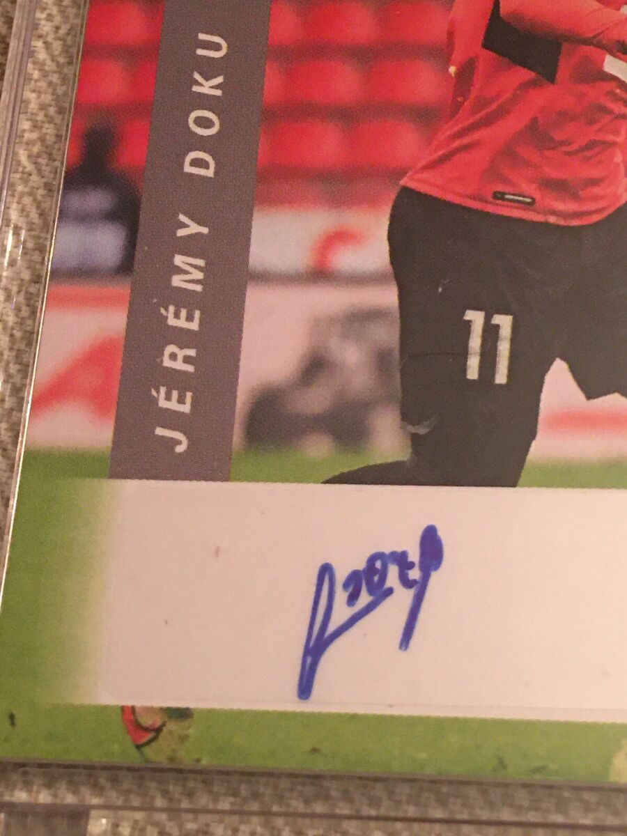 Jeremy Doku Autograph