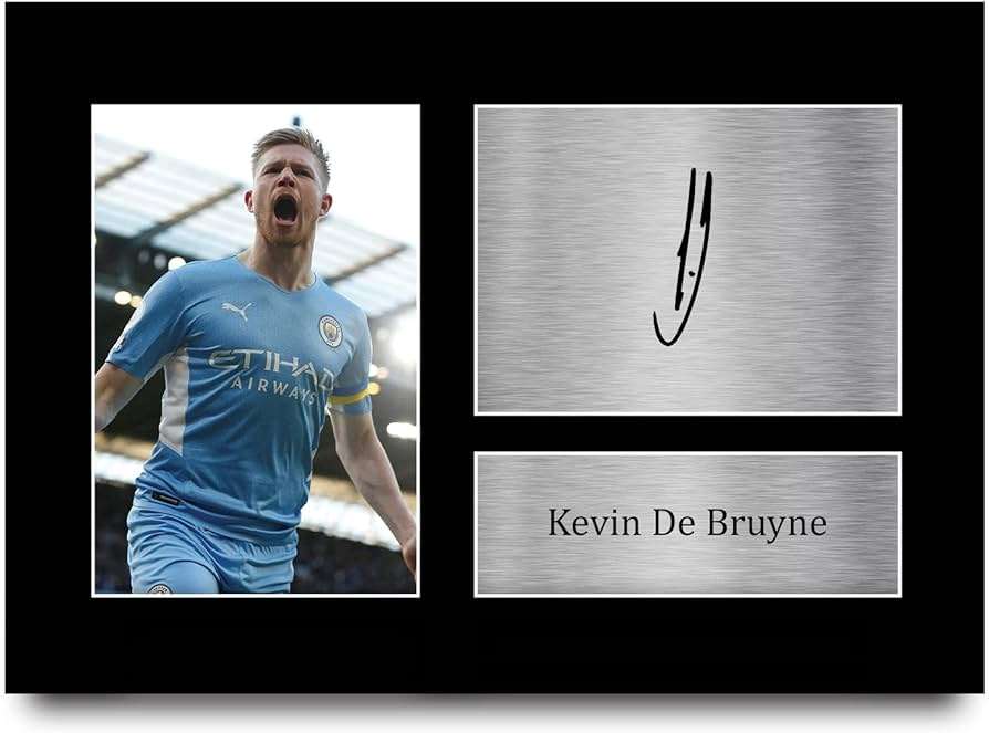 kevin de bruyne autograph